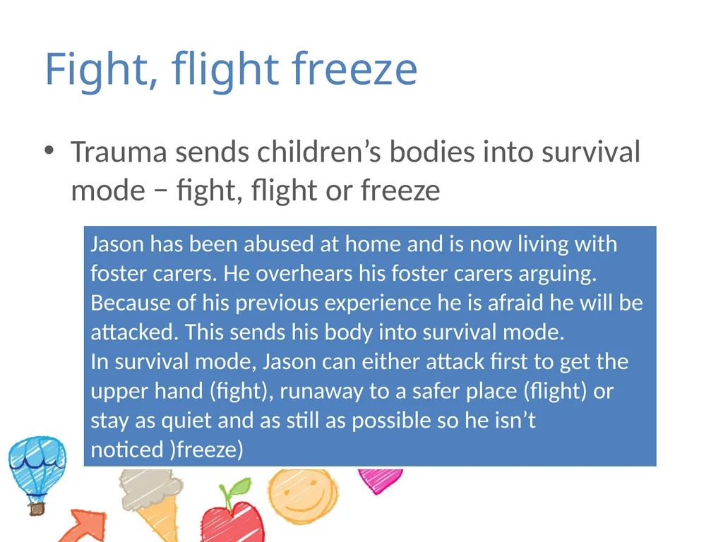 Module 1 – young children and trauma What is - slide 26 of 51