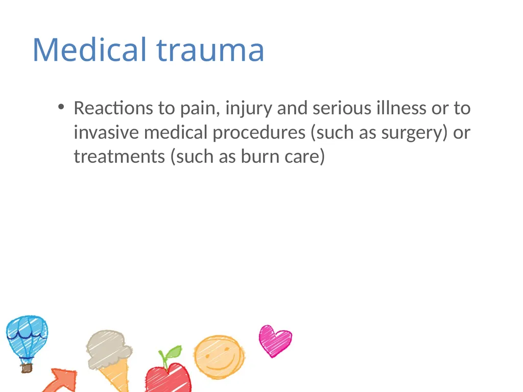Module 1 – young children and trauma What is - slide 7 of 51