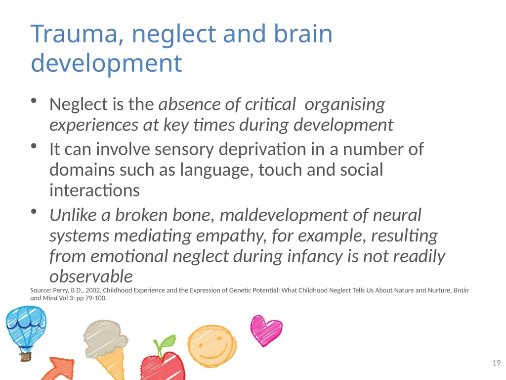 Module 1 – young children and trauma What is - slide 19 of 51