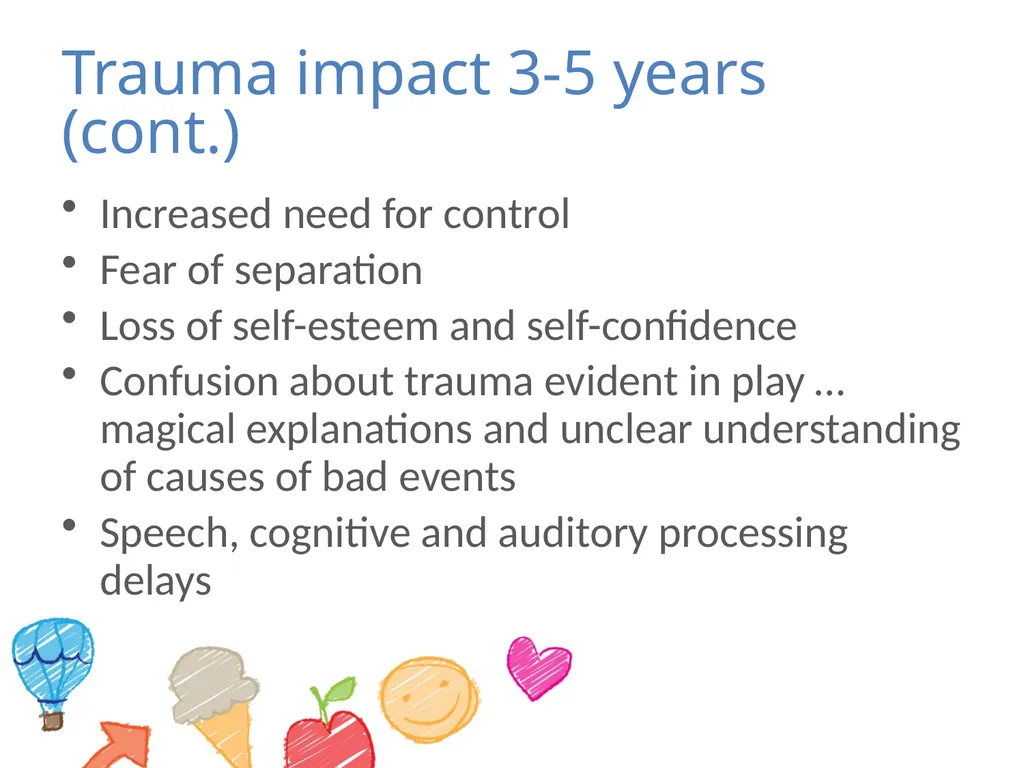 Module 1 – young children and trauma What is - slide 34 of 51