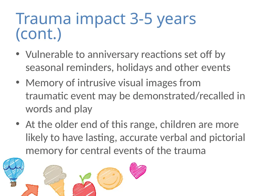 Module 1 – young children and trauma What is - slide 35 of 51