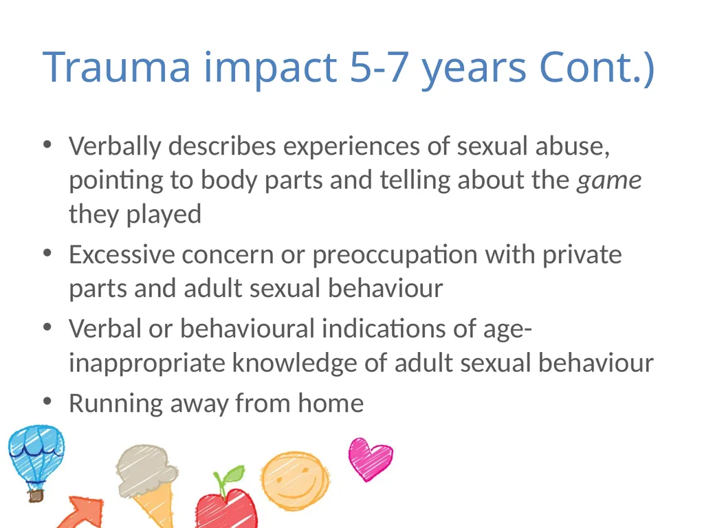 Module 1 – young children and trauma What is - slide 41 of 51