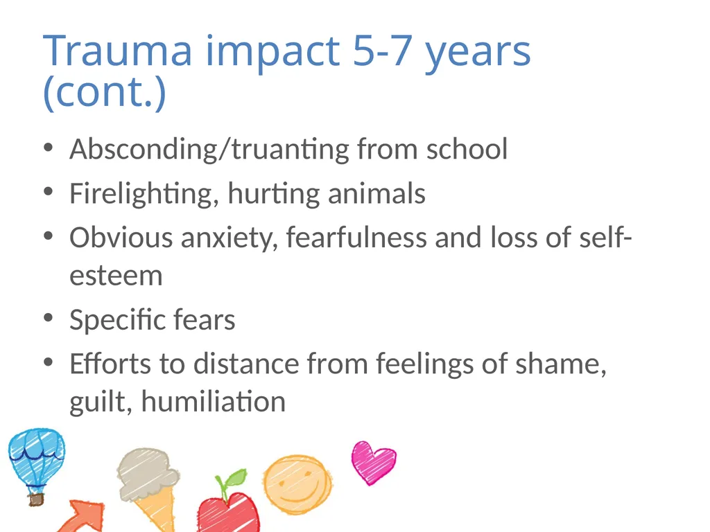 Module 1 – young children and trauma What is - slide 38 of 51