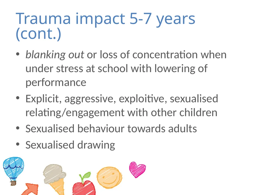 Module 1 – young children and trauma What is - slide 40 of 51