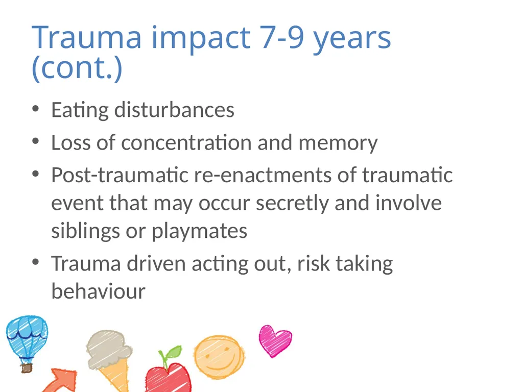 Module 1 – young children and trauma What is - slide 43 of 51