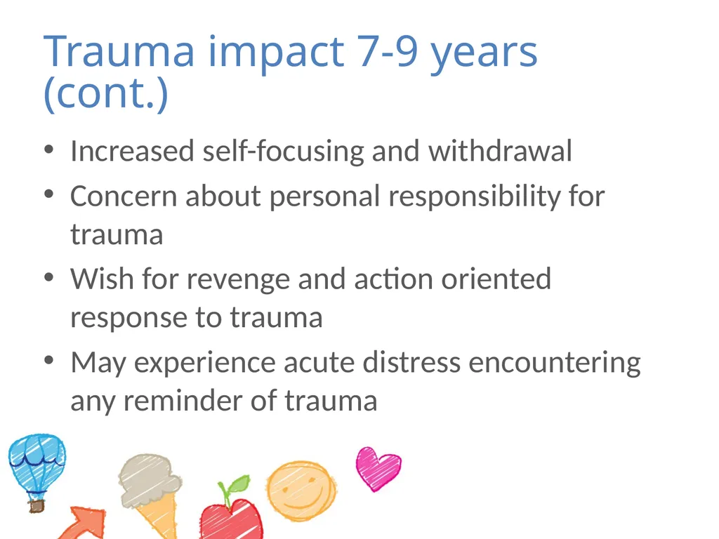 Module 1 – young children and trauma What is - slide 45 of 51