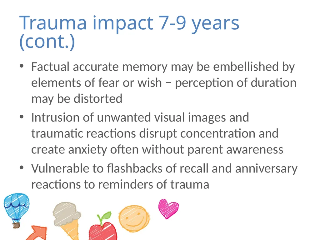 Module 1 – young children and trauma What is - slide 47 of 51