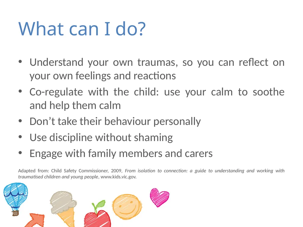 Module 1 – young children and trauma What is - slide 49 of 51