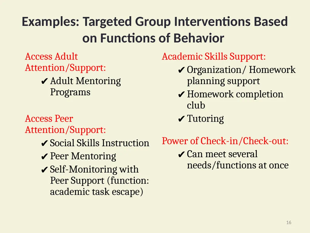 Using Functional Behavioral Assessment (FBA) to - slide 16 of 43