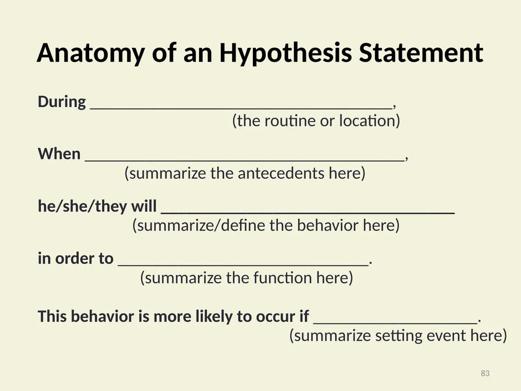 Using Functional Behavioral Assessment (FBA) to - slide 83 of 85