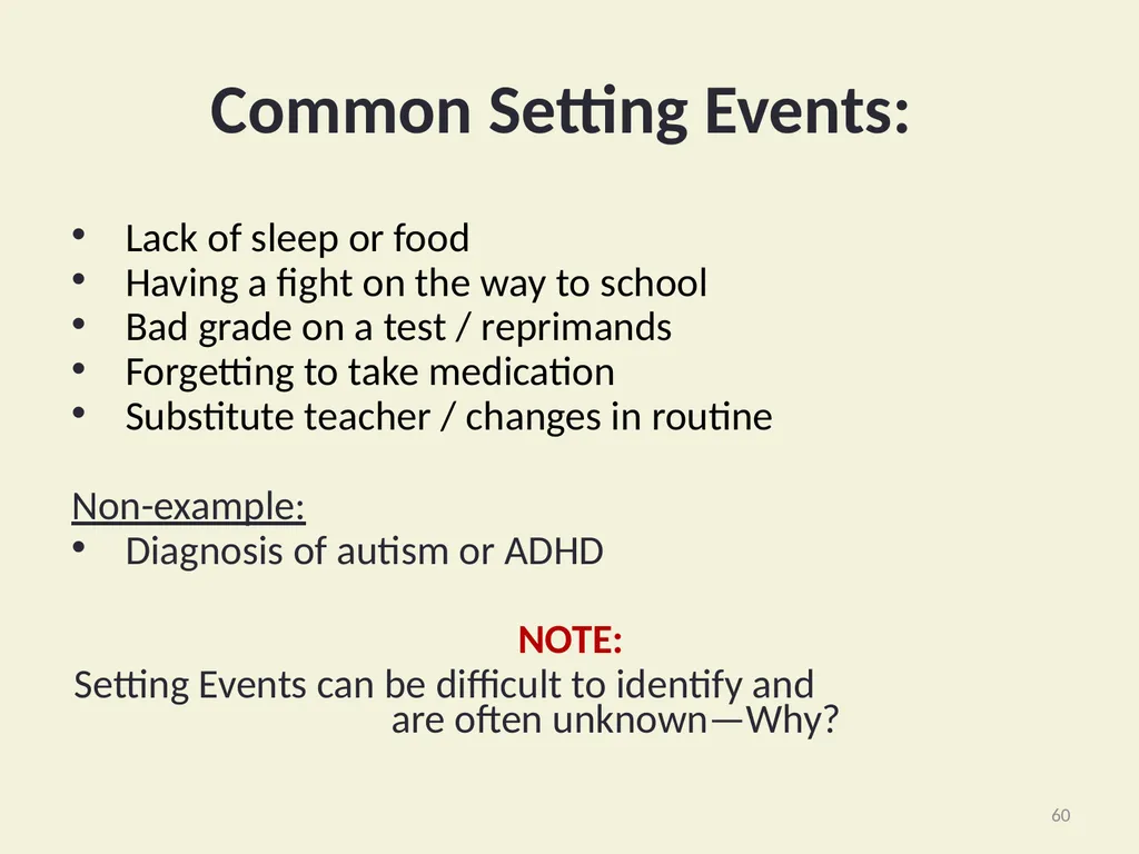 Using Functional Behavioral Assessment (FBA) to - slide 60 of 85