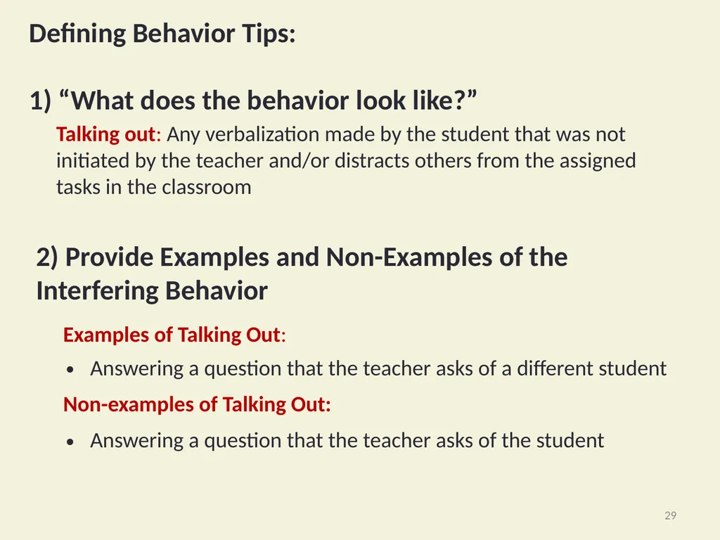 Using Functional Behavioral Assessment (FBA) to - slide 29 of 85