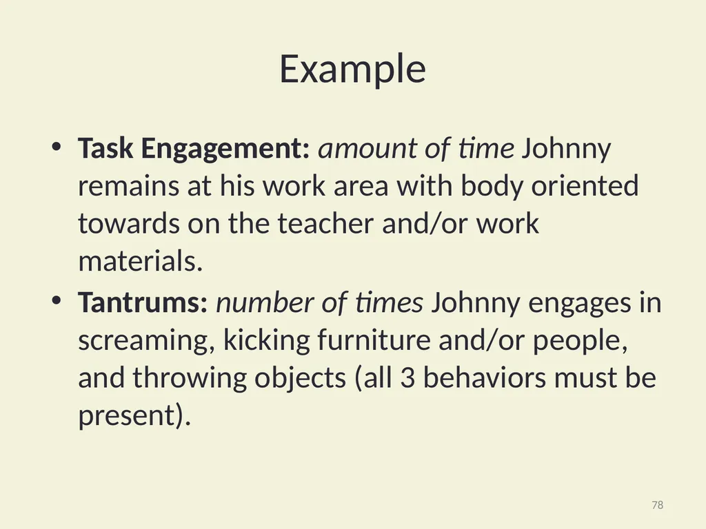Using Functional Behavioral Assessment (FBA) to - slide 78 of 85