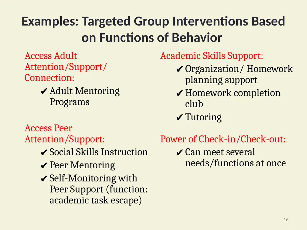 Using Functional Behavioral Assessment (FBA) to - slide 16 of 85