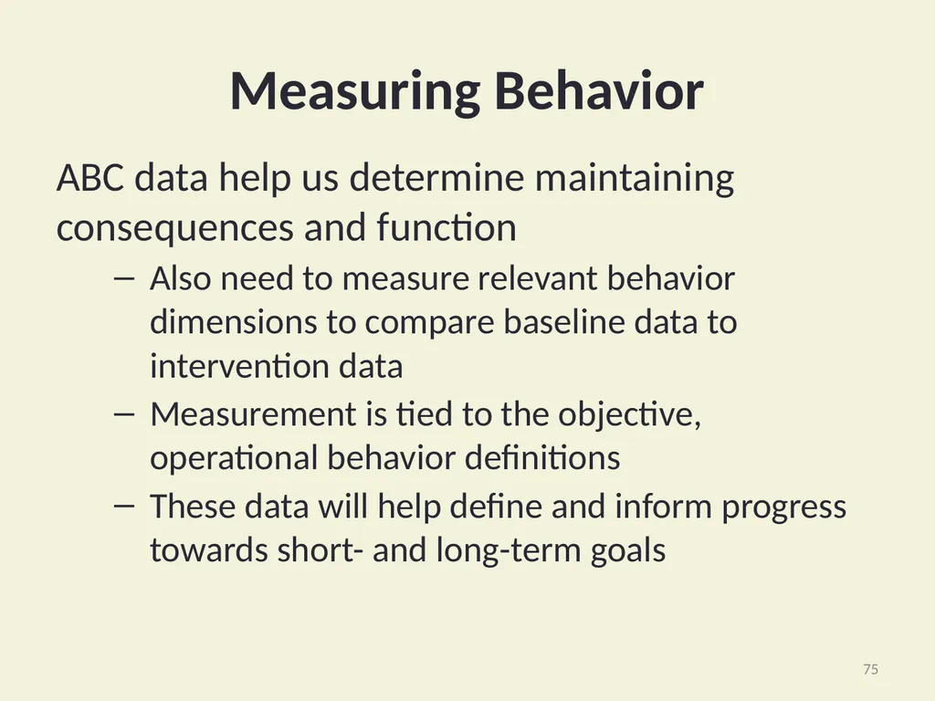 Using Functional Behavioral Assessment (FBA) to - slide 75 of 85
