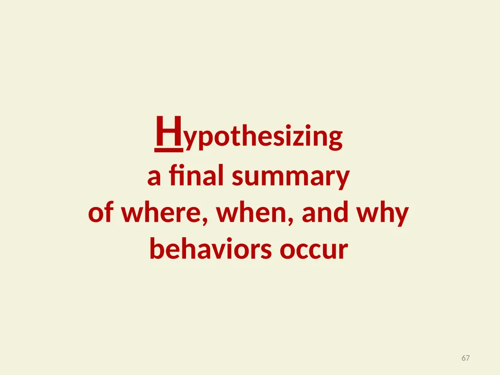 Basic FBA to BSP Using Functional Behavioral - slide 67 of 72