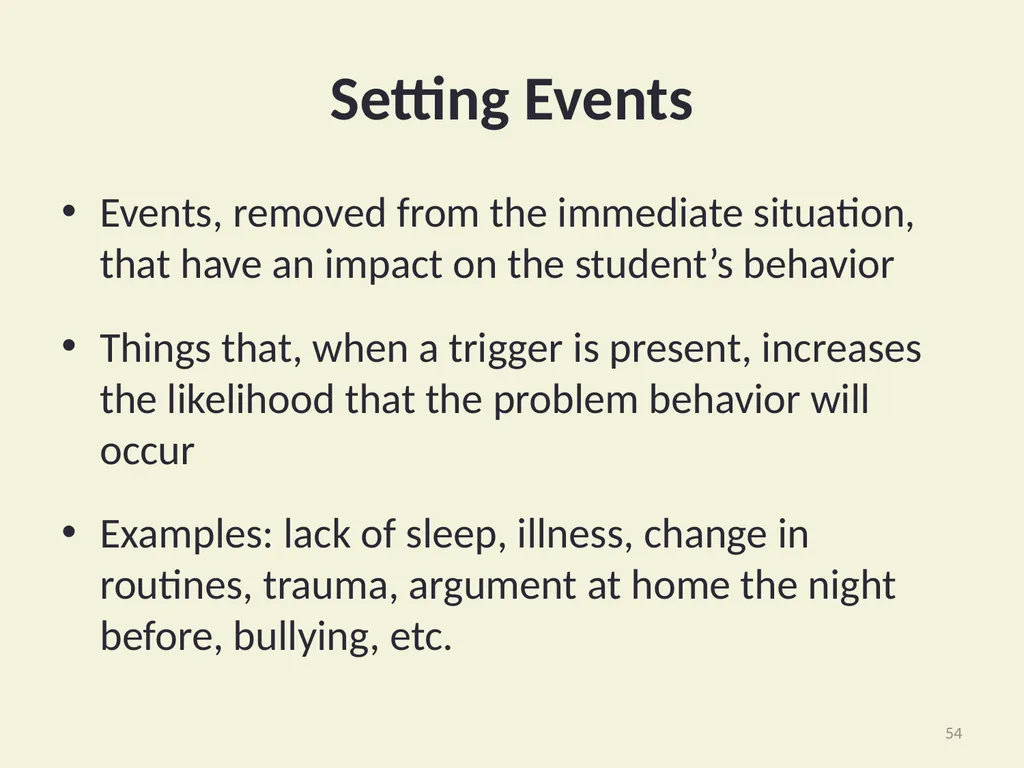 Basic FBA to BSP Using Functional Behavioral - slide 54 of 72