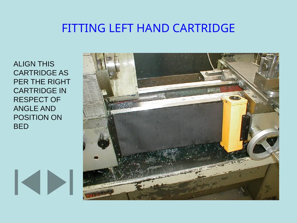 RIGHT HAND CARTRIDGE UNIT AS CAN BE SEEN FROM THE - slide 4 of 5