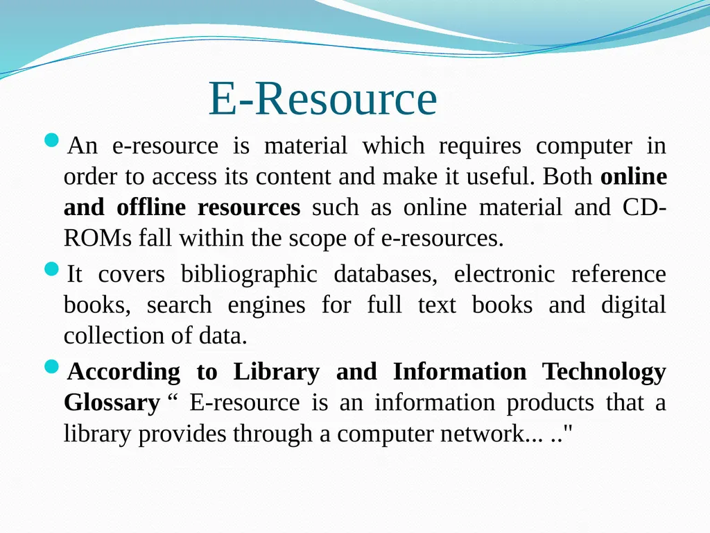 Different types of Reading Material and ways of - slide 14 of 53