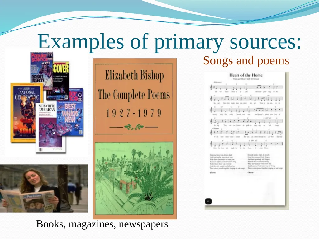 Different types of Reading Material and ways of - slide 7 of 53