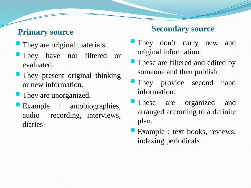 Different types of Reading Material and ways of - slide 52 of 53