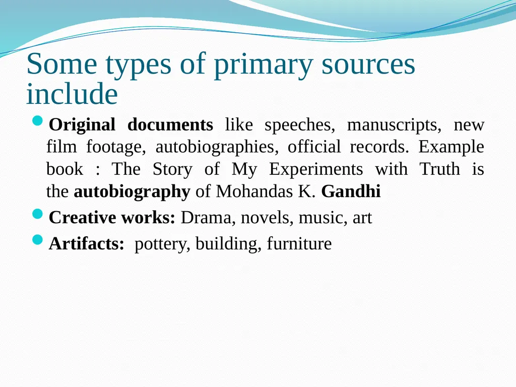 Different types of Reading Material and ways of - slide 5 of 53