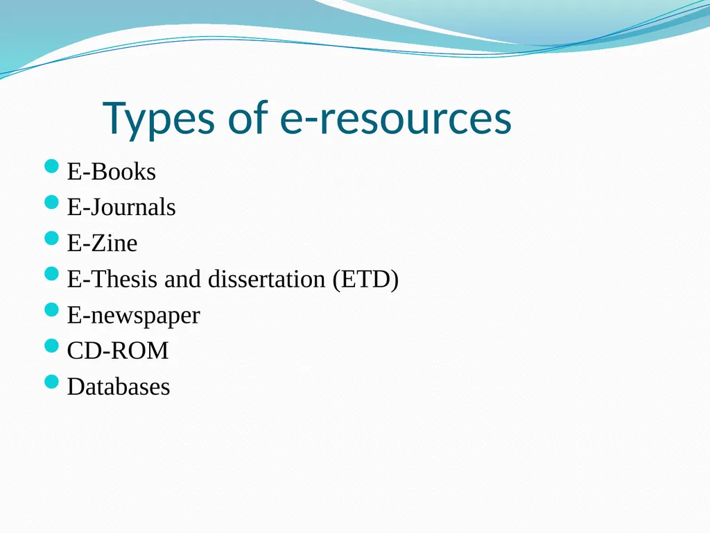 Different types of Reading Material and ways of - slide 15 of 53