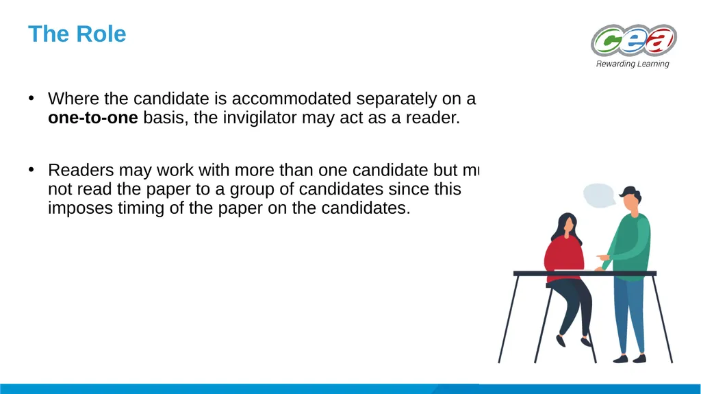Reader The role, rules and advice What is a - slide 4 of 15