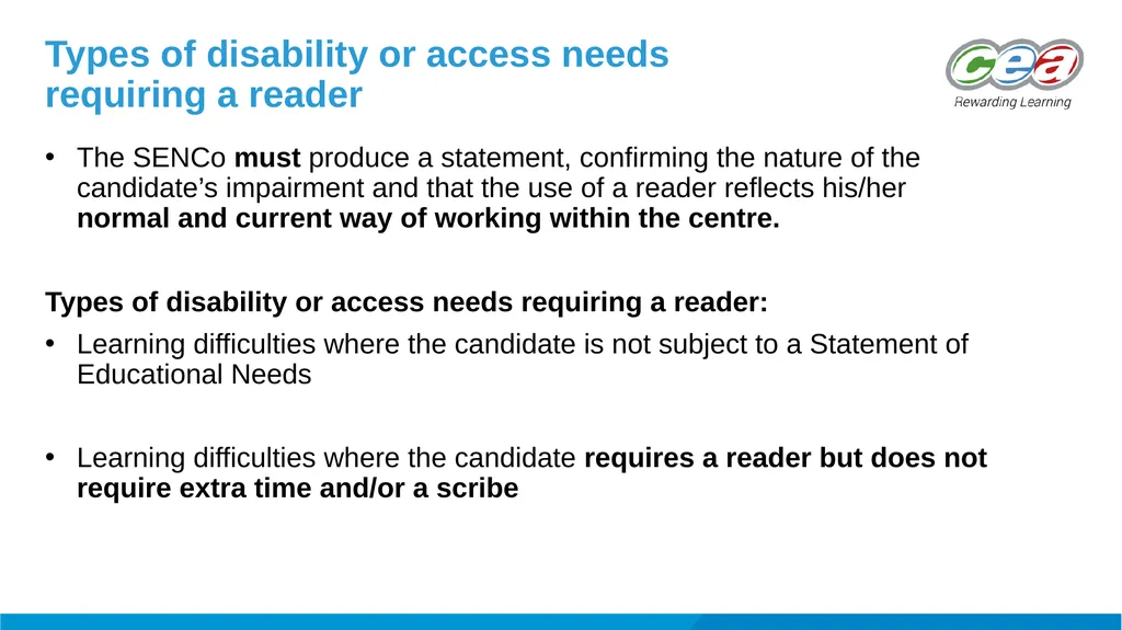 Reader The role, rules and advice What is a - slide 6 of 15