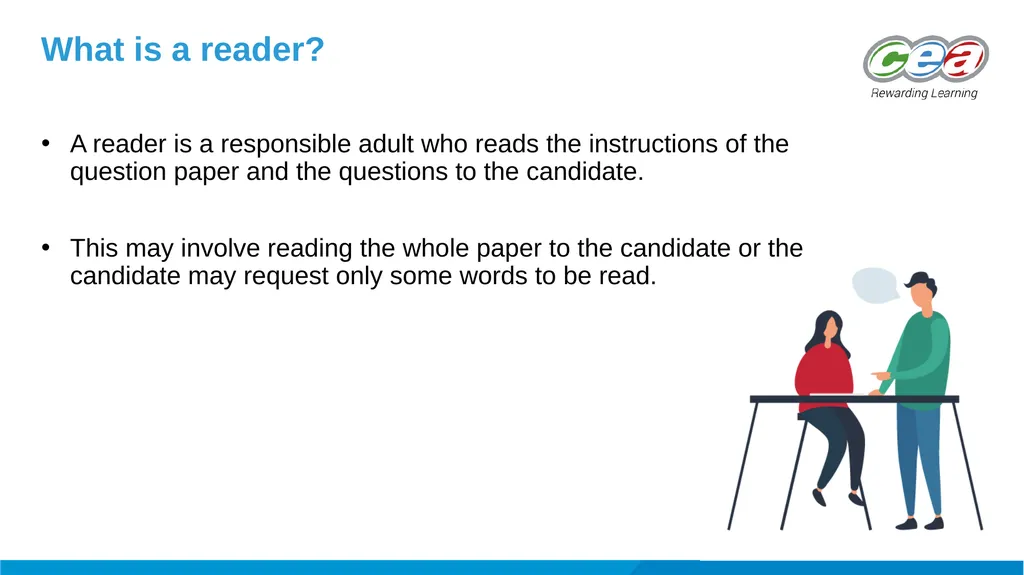 Reader The role, rules and advice What is a - slide 2 of 15