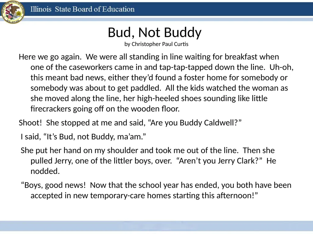 Close Reading Modeling Method: Example Tasks for - slide 21 of 29