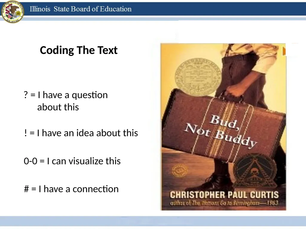 Close Reading Modeling Method: Example Tasks for - slide 8 of 29