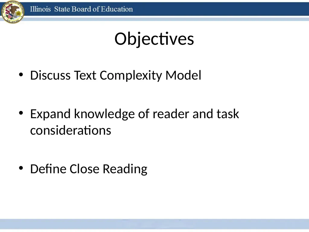 Close Reading Modeling Method: Example Tasks for - slide 2 of 29