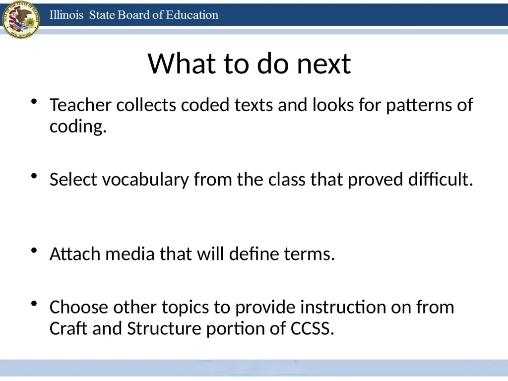 Close Reading Modeling Method: Example Tasks for - slide 13 of 29
