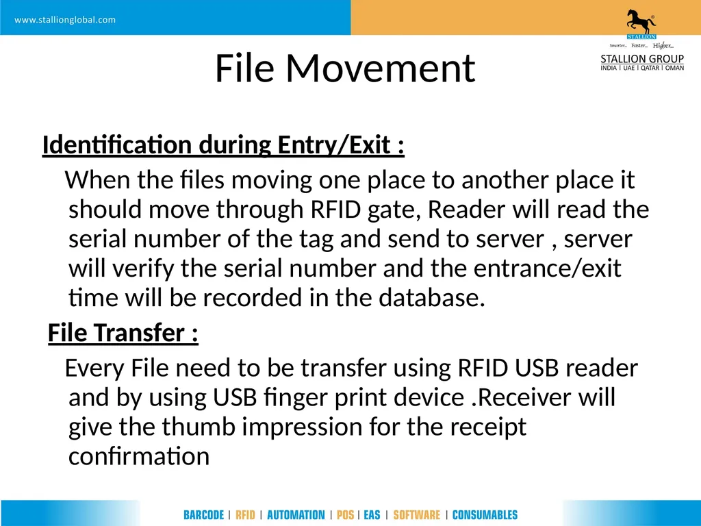 RFID’s File Tracking System FILEMAN An - slide 7 of 16