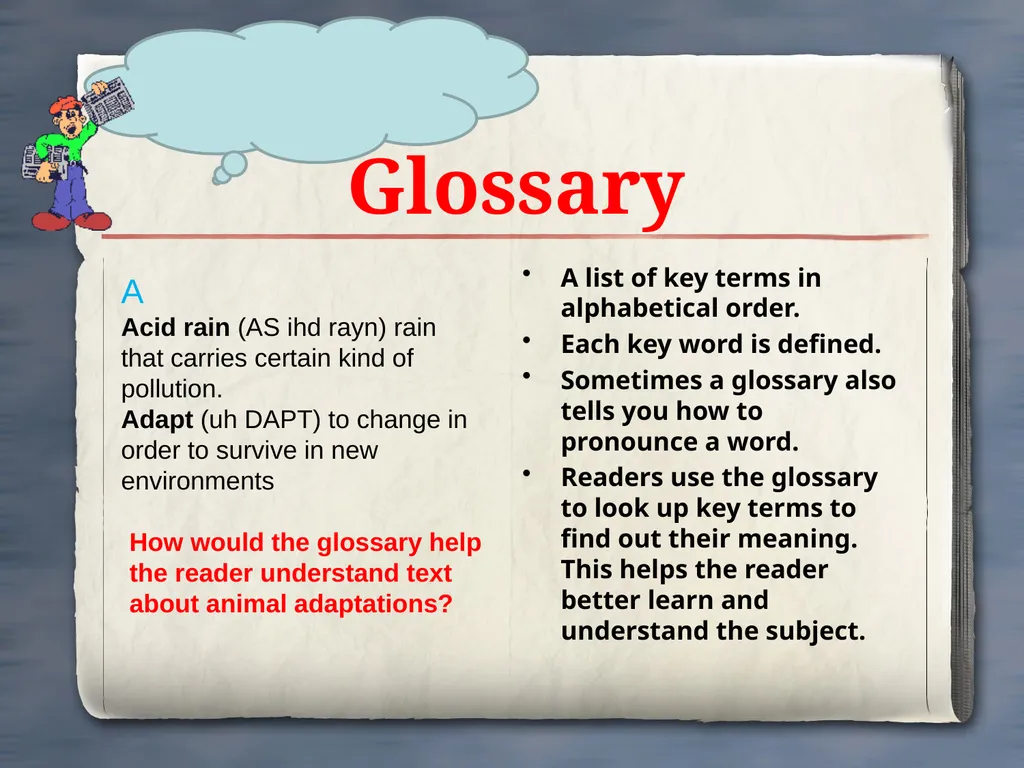 Text Features Text Features Help Students - slide 5 of 15
