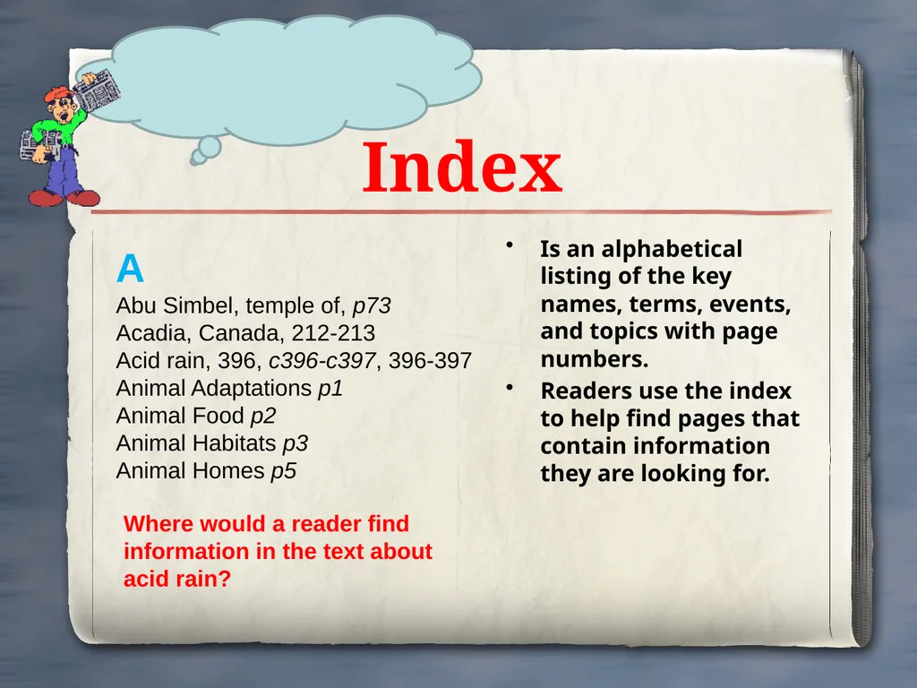 Text Features Text Features Help Students - slide 4 of 15