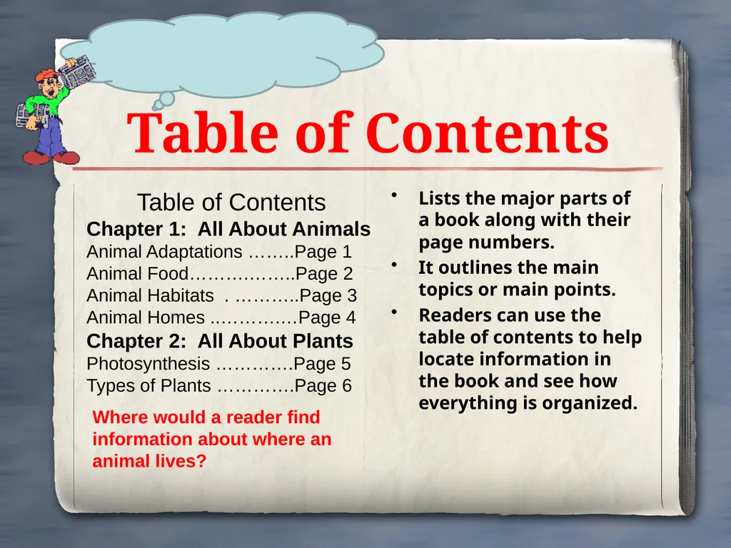 Text Features Text Features Help Students - slide 3 of 15