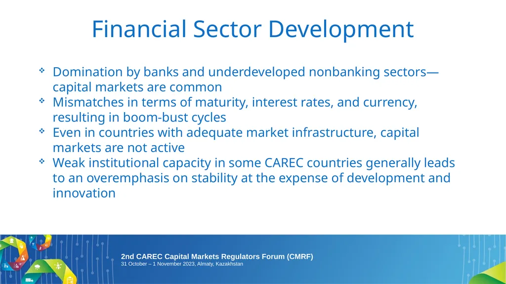 2nd CAREC Capital Markets Regulators Forum (CMRF): - slide 5 of 13