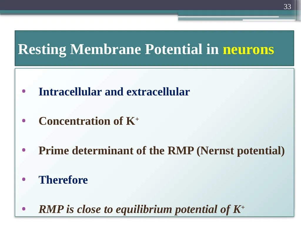 Nerve Action Potential :2 Dr.Viral I. Champaneri, - slide 33 of 63