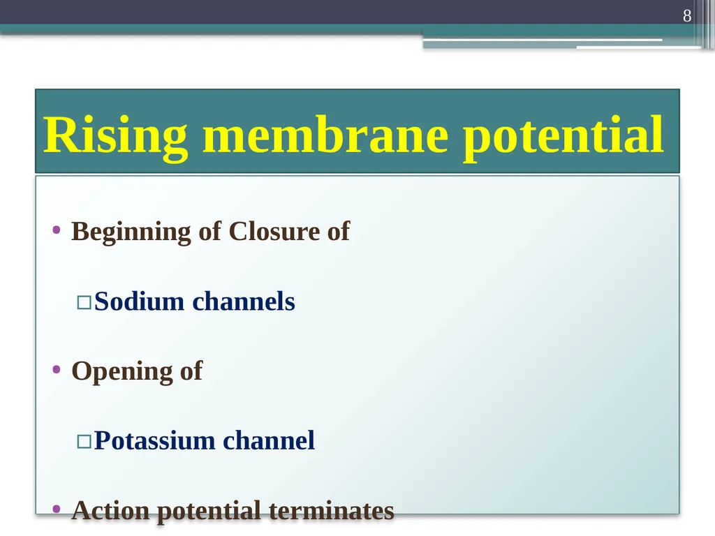 Nerve Action Potential :2 Dr.Viral I. Champaneri, - slide 8 of 63