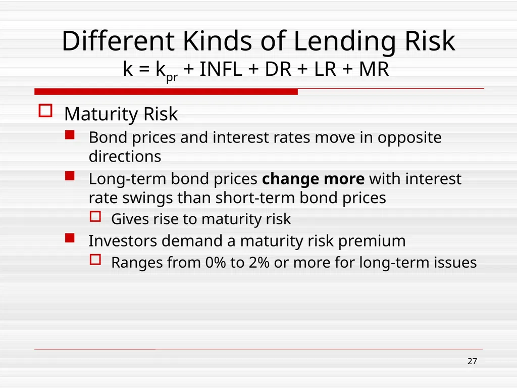 The Financial System and Interest Chapter 5 2 Read - slide 27 of 36