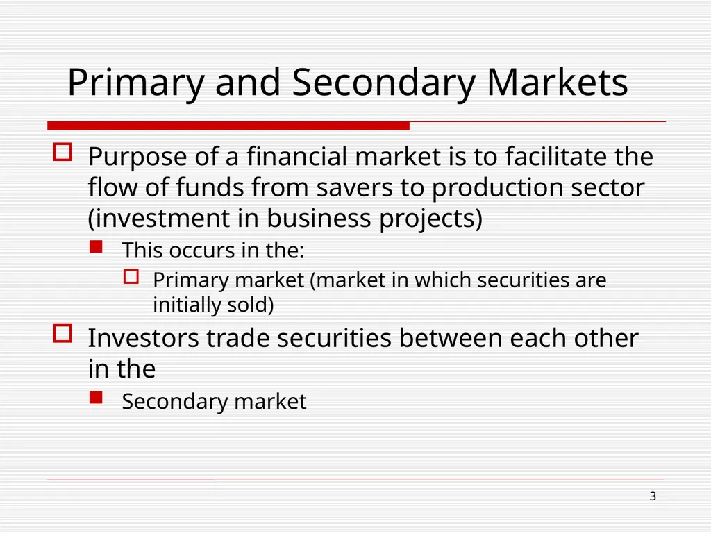 The Financial System and Interest Chapter 5 2 Read - slide 3 of 36