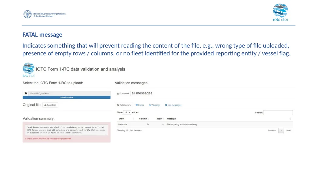 data validation process IOTC-Secretariat@fao.org - slide 8 of 10