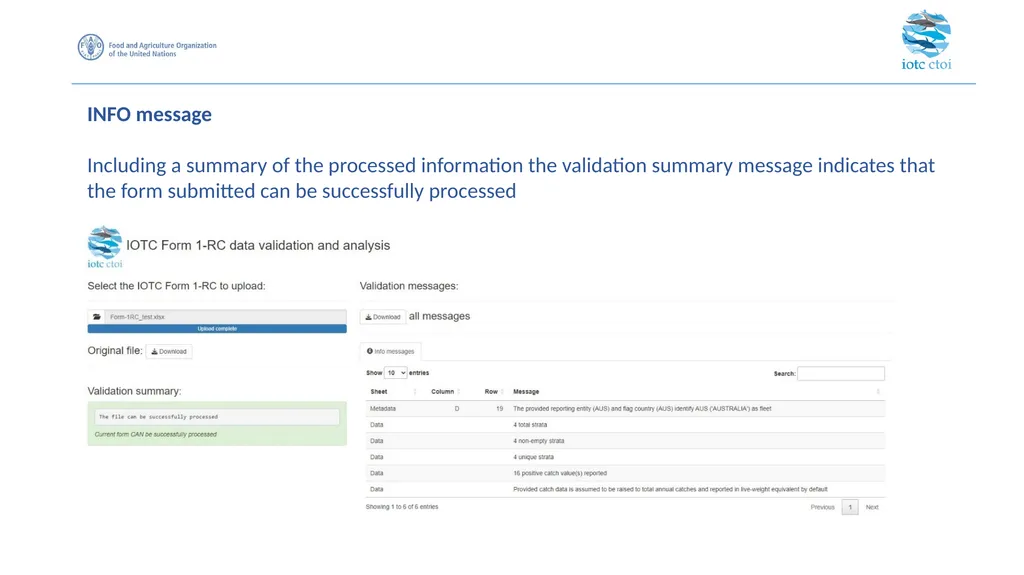 data validation process IOTC-Secretariat@fao.org - slide 5 of 10