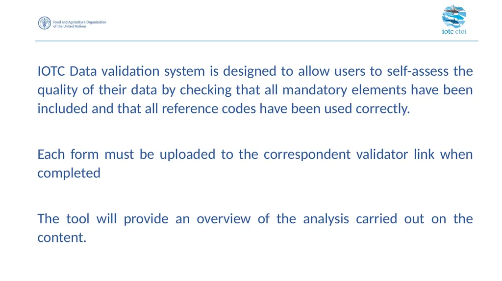 data validation process IOTC-Secretariat@fao.org - slide 2 of 10