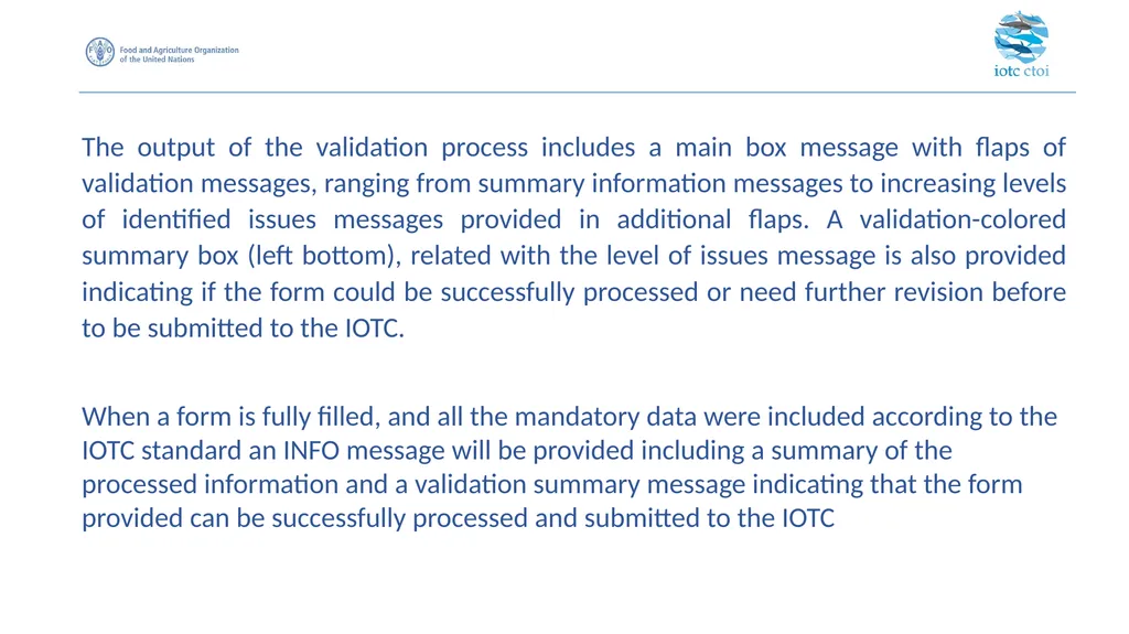 data validation process IOTC-Secretariat@fao.org - slide 4 of 10