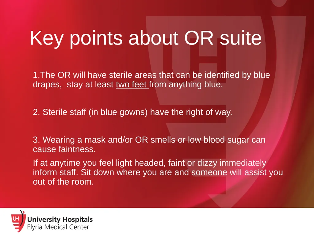 Observation in the Operating Room Current UH-EMC - slide 8 of 12