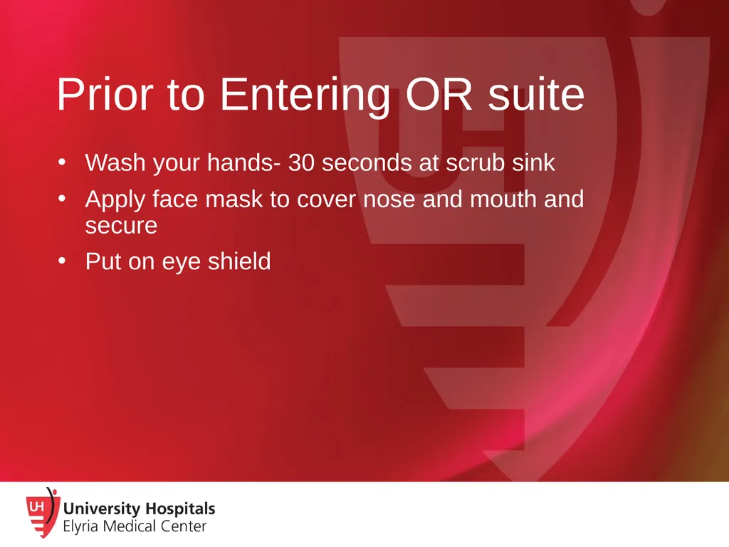 Observation in the Operating Room Current UH-EMC - slide 6 of 12