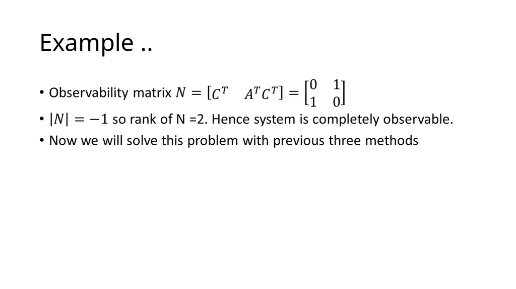 Controller and Observer Design (Design of Control - slide 21 of 29